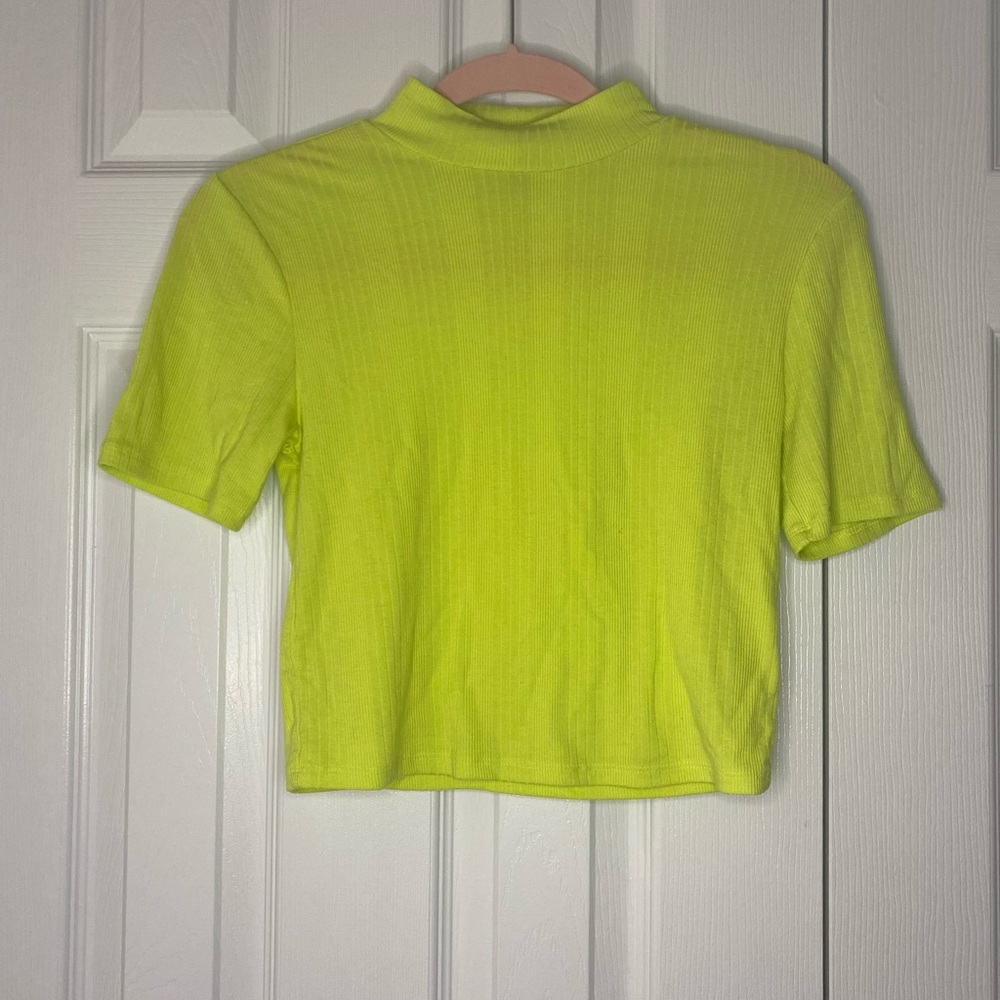 Forever 21 Turtle Neck Crop Top